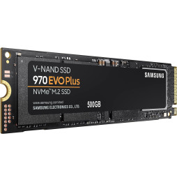 Disque Dur interne SSD Samsung 970 EVO Plus M.2 2280 PCIe Gen3 x4 NVMe 500 Go (MZ-V7S500BW)