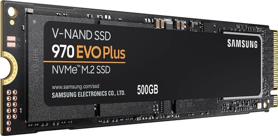 Disque Dur interne SSD Samsung 970 EVO Plus M.2 2280 PCIe Gen3 x4 NVMe 500 Go (MZ-V7S500BW)