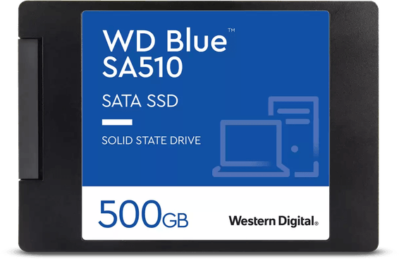 Disque dur interne SSD WD Blue SA510 SATA 2.5" 500 Go (WDS500G3B0A)