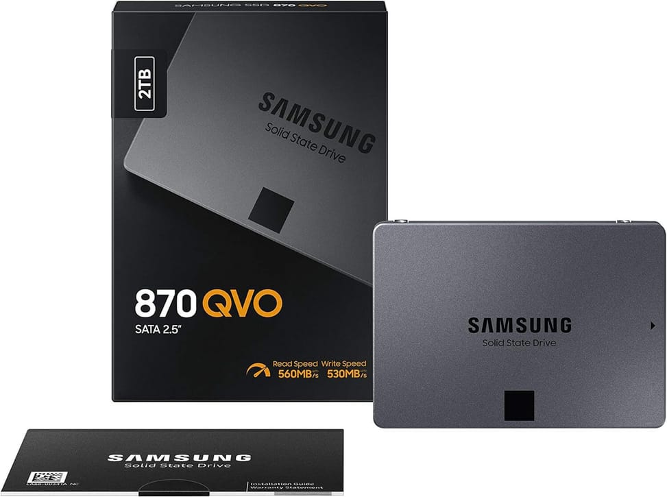 Disque Dur interne SSD Samsung 870 QVO SATA III, 2.5" 2 To (MZ-77Q2T0BW) — image 7