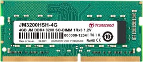 Barrette mémoire Transcend SO-DIMM 4GB DDR4-3200 MHz - Pc Portable (JM3200HSH-4G)