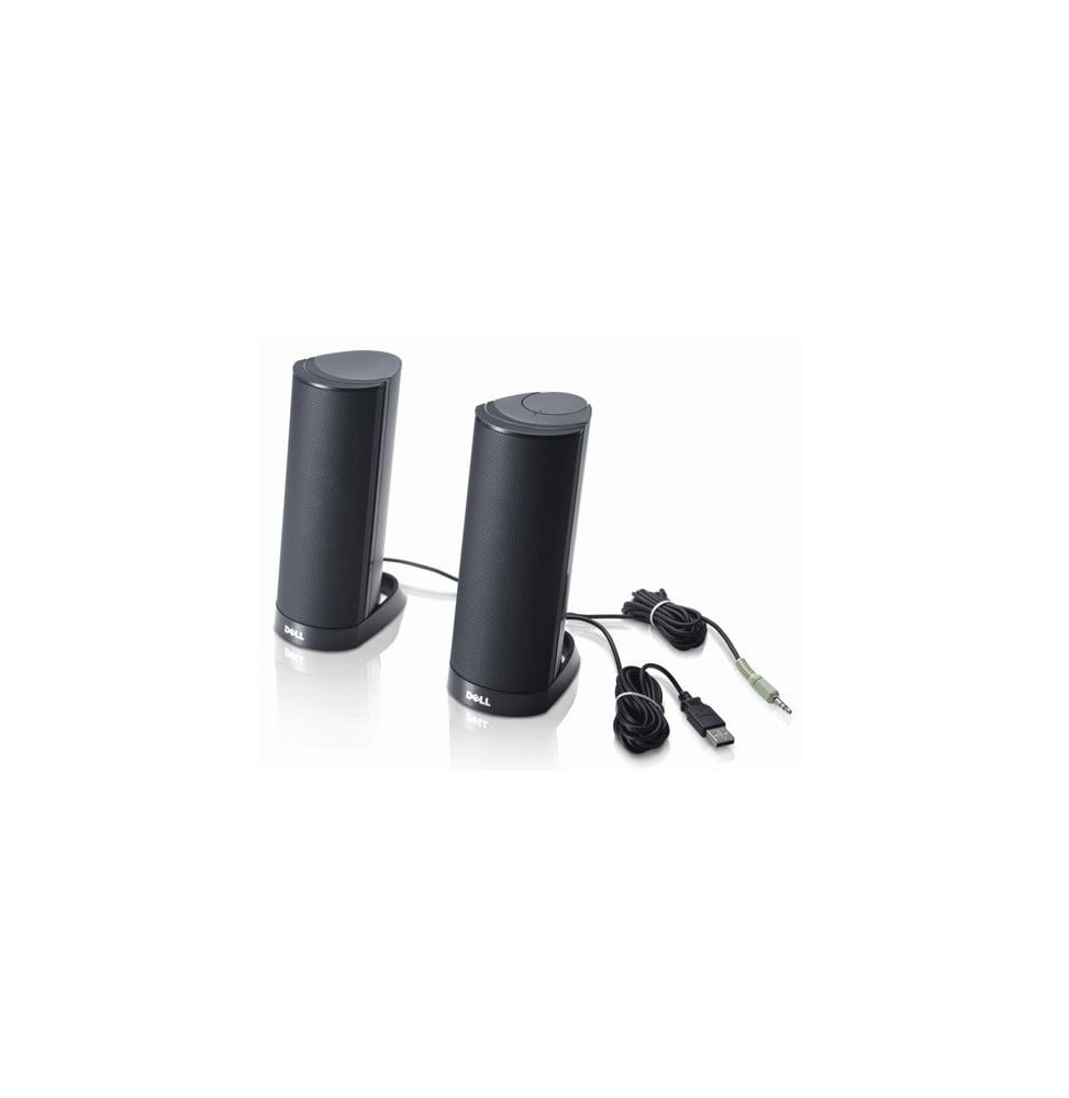 Haut-parleurs USB noir externe AX210CR Dell
