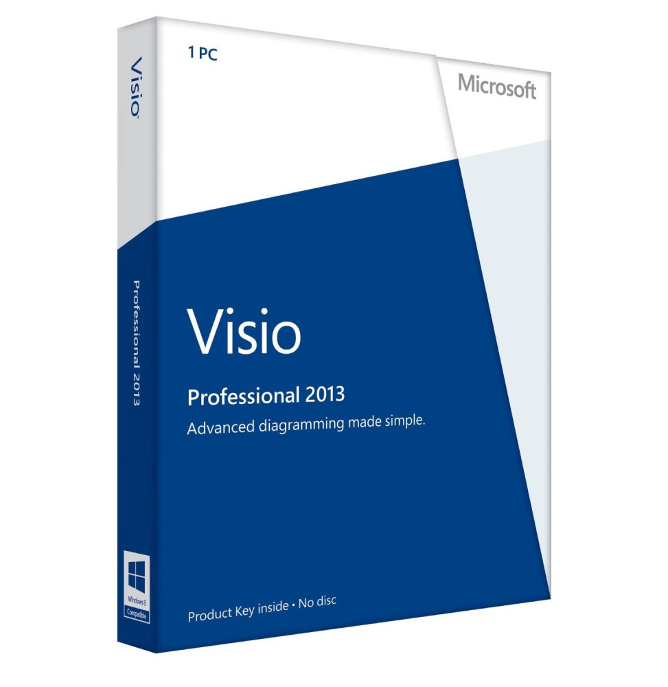 Microsoft Visio Professional 2013 32-bit/x64 Français
