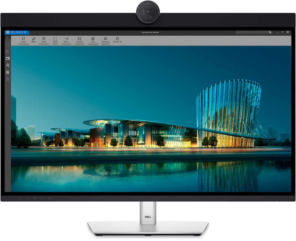 DELL UltraSharp U3224KBA LED display 80 cm (31.5") 6144 x 3456 pixels 6K Ultra HD LCD Noir, Argent (DELL-U3224KBA) — image 2