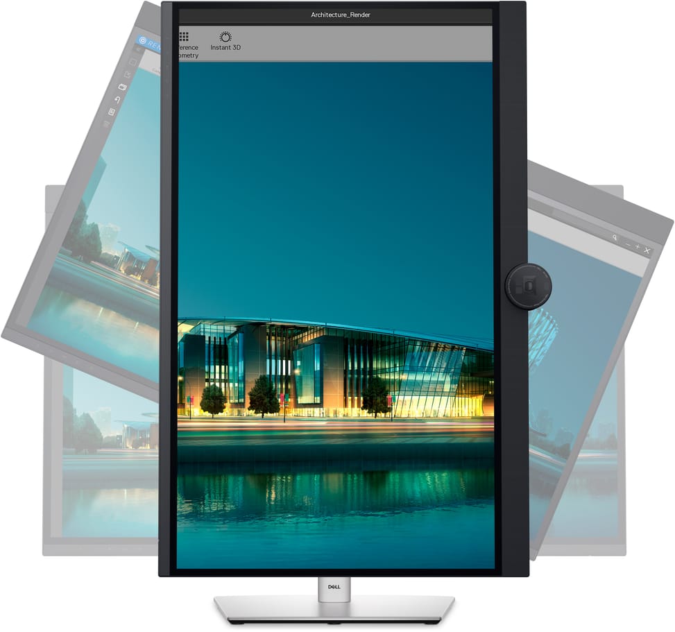 DELL UltraSharp U3224KBA LED display 80 cm (31.5") 6144 x 3456 pixels 6K Ultra HD LCD Noir, Argent (DELL-U3224KBA) — image 7