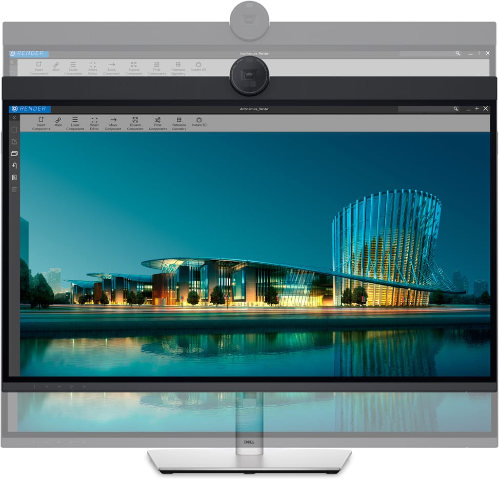 DELL UltraSharp U3224KBA LED display 80 cm (31.5") 6144 x 3456 pixels 6K Ultra HD LCD Noir, Argent (DELL-U3224KBA) — image 8