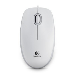 Souris filaire Logitech Mouse M100 Blanc - USB