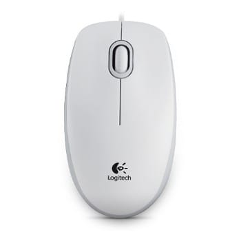 Souris filaire Logitech Mouse M100 Blanc - USB — image 3