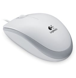Souris filaire Logitech Mouse M100 Blanc - USB