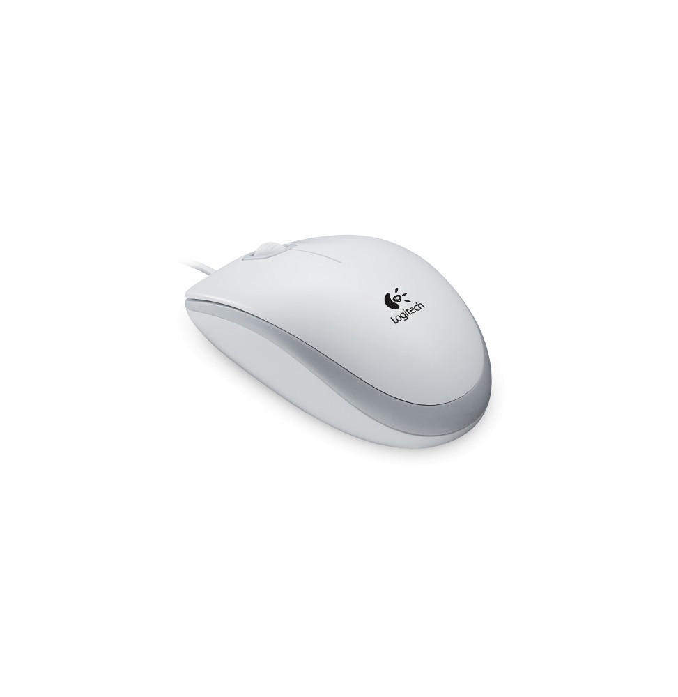 Souris filaire Logitech Mouse M100 Blanc - USB