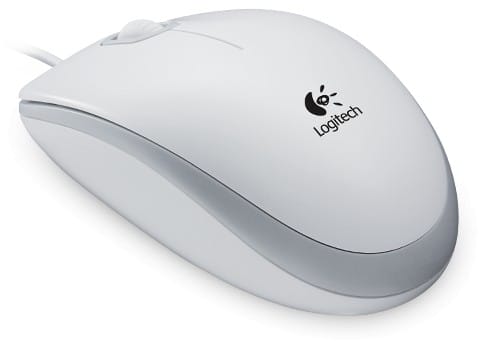 Souris filaire Logitech Mouse M100 Blanc - USB