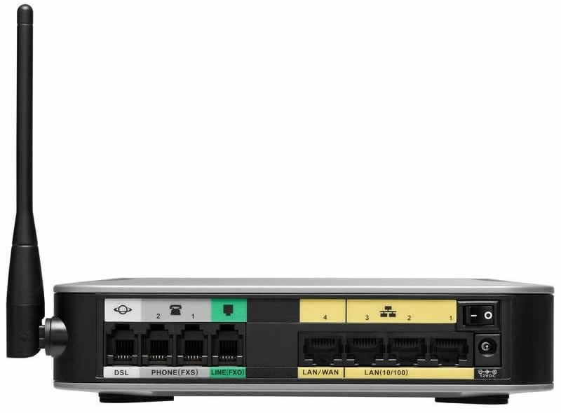 Cisco sans fil SRP527W, ADSL2+ Annex A, 802.11n ETSI, 128DR/64FL 2FXS — image 1