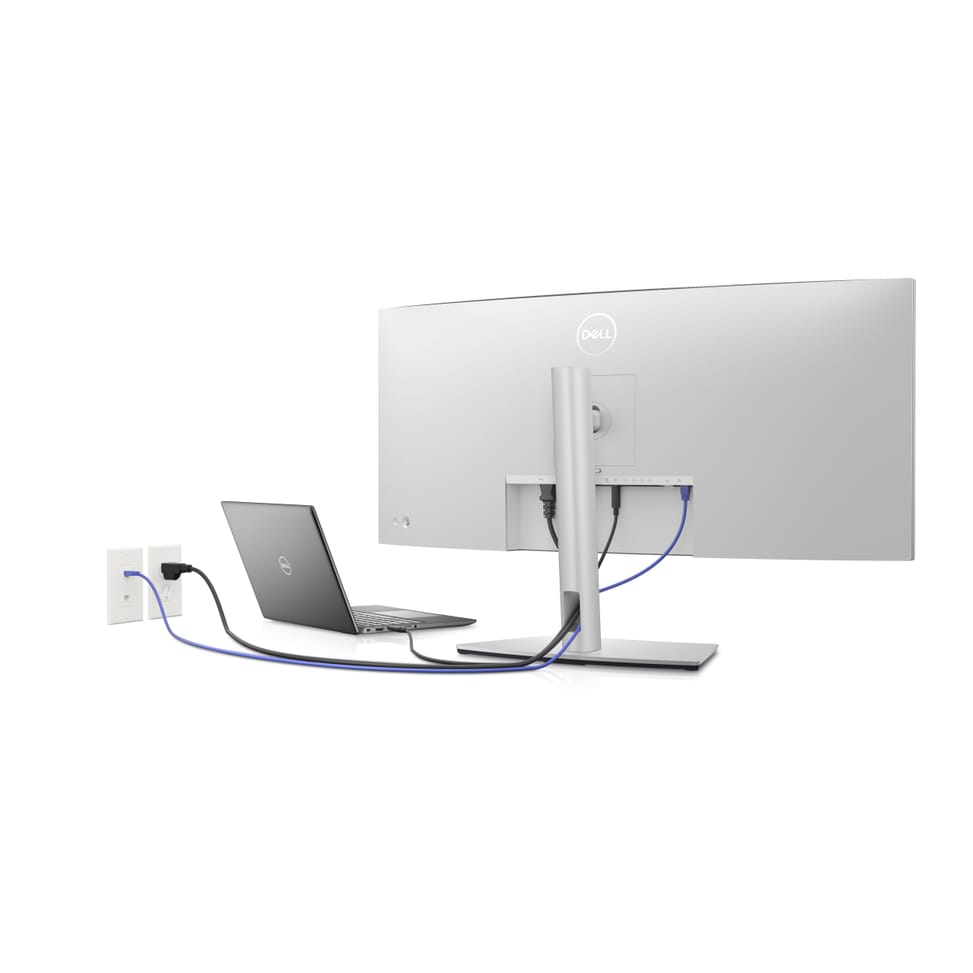 DELL UltraSharp U3423WE LED display 86,7 cm (34.1") 3440 x 1440 pixels UltraWide Quad HD LCD Argent (DELL-U3423WE) — image 6
