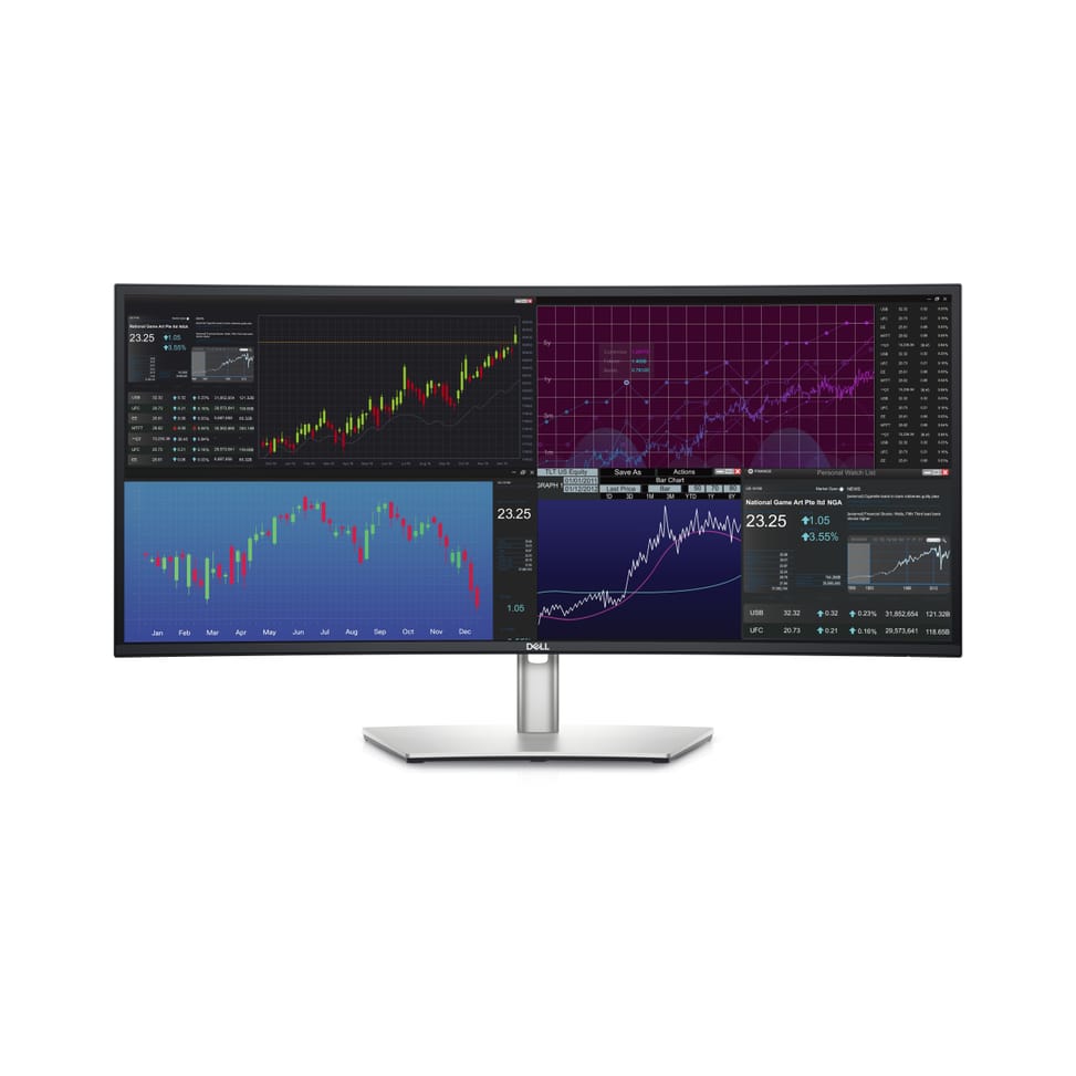DELL UltraSharp U3423WE LED display 86,7 cm (34.1") 3440 x 1440 pixels UltraWide Quad HD LCD Argent (DELL-U3423WE) — image 10