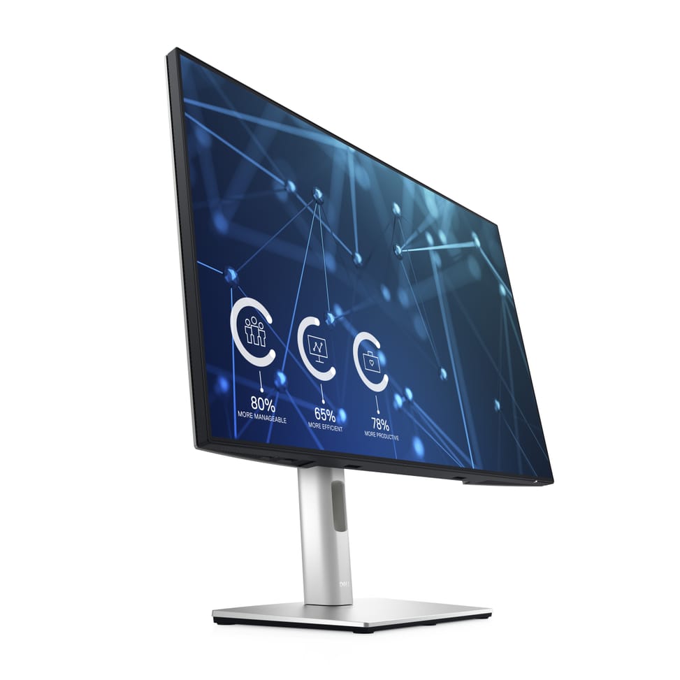 DELL UltraSharp U2421E LED display 61,2 cm (24.1") 1920 x 1200 pixels WUXGA LCD Argent (DELL-U2421E) — image 5