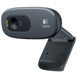 Logitech HD Webcam C270h + casque stéréo fourni