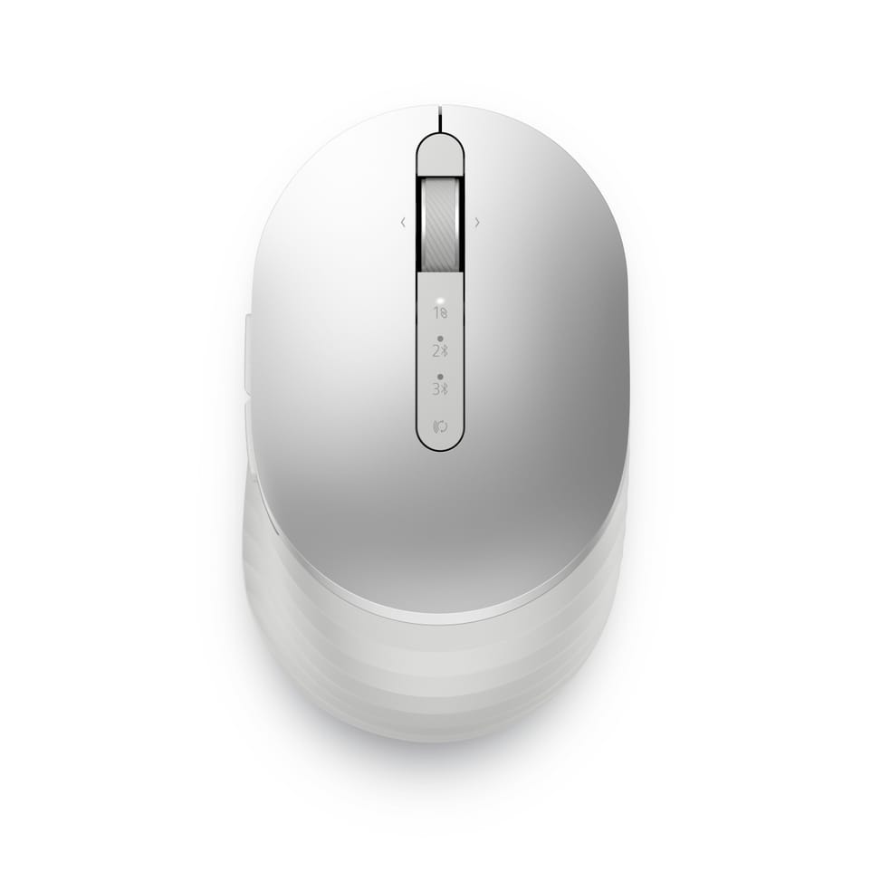DELL Souris sans fil rechargeable Premier - MS7421W 2.4GHz/Bluetooth, 1600 DPI, Optical LED, 80 g, USB-C (MS7421W-SLV-EU) — image 1