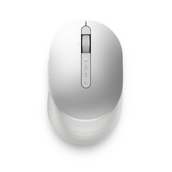 DELL Souris sans fil rechargeable Premier - MS7421W 2.4GHz/Bluetooth, 1600 DPI, Optical LED, 80 g, USB-C (MS7421W-SLV-EU)