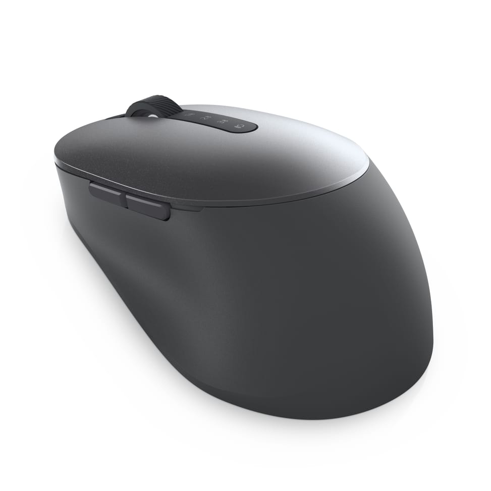 DELL MS5320W souris Droitier RF sans fil + Bluetooth Optique 1600 DPI 2.4 GHz, Bluetooth 5.0, 1600 dpi, 84 g, AA (MS5320W-GY) — image 2