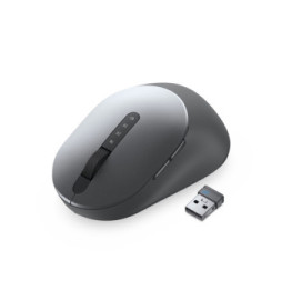 DELL MS5320W souris Droitier RF sans fil + Bluetooth Optique 1600 DPI 2.4 GHz, Bluetooth 5.0, 1600 dpi, 84 g, AA (MS5320W-GY)