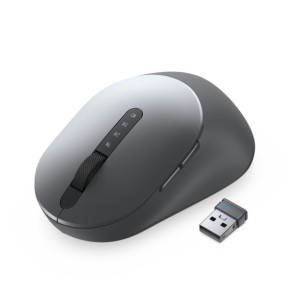 DELL MS5320W souris Droitier RF sans fil + Bluetooth Optique 1600 DPI 2.4 GHz, Bluetooth 5.0, 1600 dpi, 84 g, AA (MS5320W-GY)