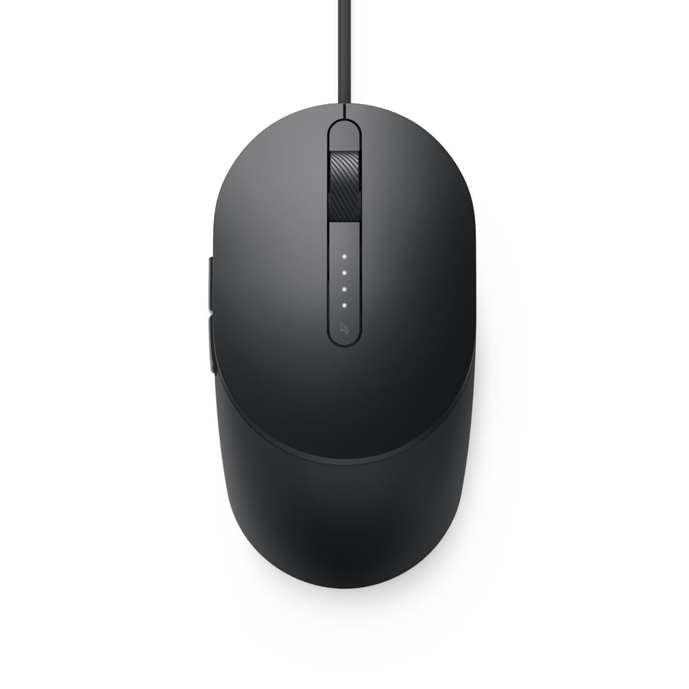 DELL MS3220 souris Ambidextre USB Type-A Laser 3200 DPI USB 2.0, 3200 dpi, 6.29 x 11.53 x 3.89 cm, 98 g  - Souris (MS3220-BLK) — image 2
