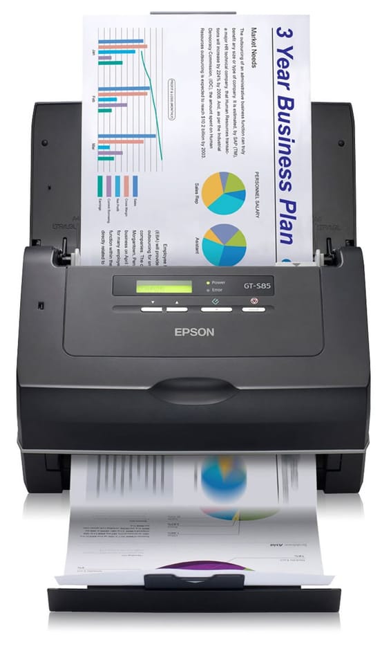 Scanner réseau professionnel A4 à chargeur Epson GT-S85N
