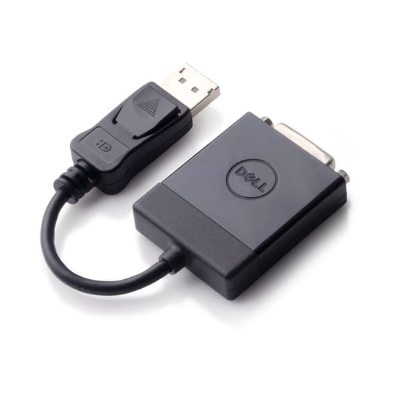 DELL 470-ABEO câble vidéo et adaptateur DisplayPort DVI Noir - Câble vidéo et adaptateur (470-ABEO)