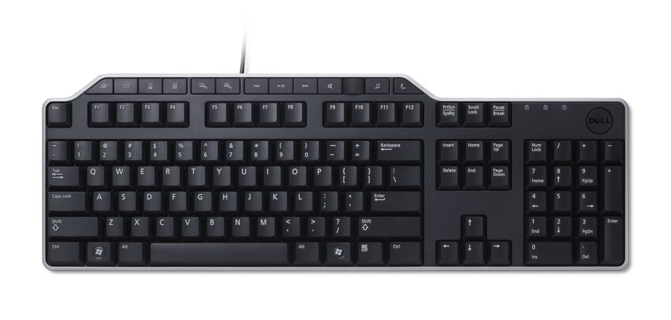 DELL KB522 clavier USB QWERTY US International Noir Clavier multimédia professionnel KB522  - Clavier (DELL-580-17667) — image 1