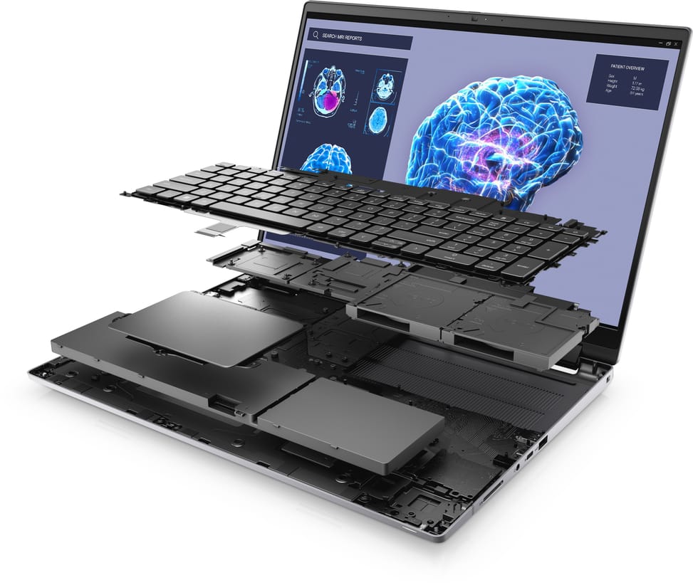 DELL Precision 7680 Station de travail mobile 40,6 cm (16") Full HD+ Intel® Core™ i7 i7-13850HX 16 Go DDR5-SDRAM 512 Go SSD — image 5