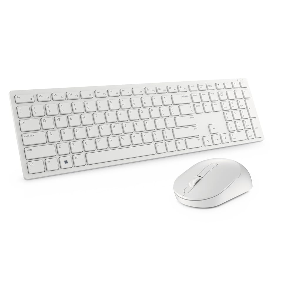 DELL KM5221W-WH clavier Souris incluse RF sans fil QZERTY US International Blanc (KM5221W-WH-INT) — image 7
