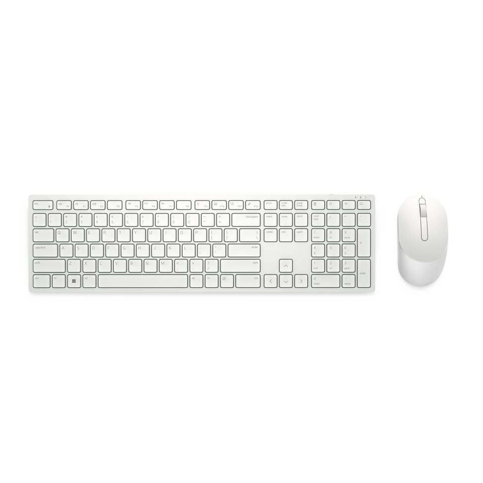 DELL KM5221W-WH clavier Souris incluse RF sans fil AZERTY Français Blanc (KM5221W-WH-FRC) — image 6