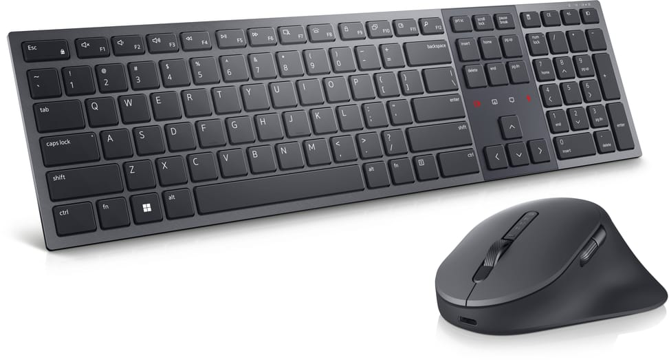 DELL KM900 clavier Souris incluse RF sans fil + Bluetooth QWERTY US International Graphite (KM900-GR-INT) — image 1