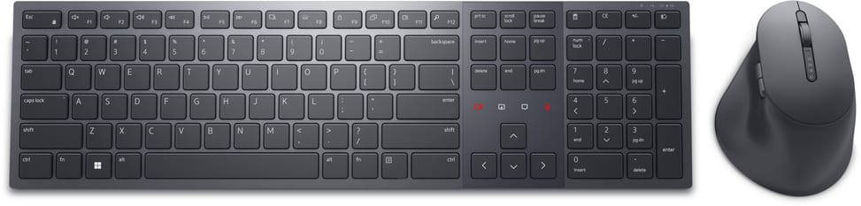 DELL KM900 clavier Souris incluse RF sans fil + Bluetooth QWERTY US International Graphite (KM900-GR-INT) — image 3