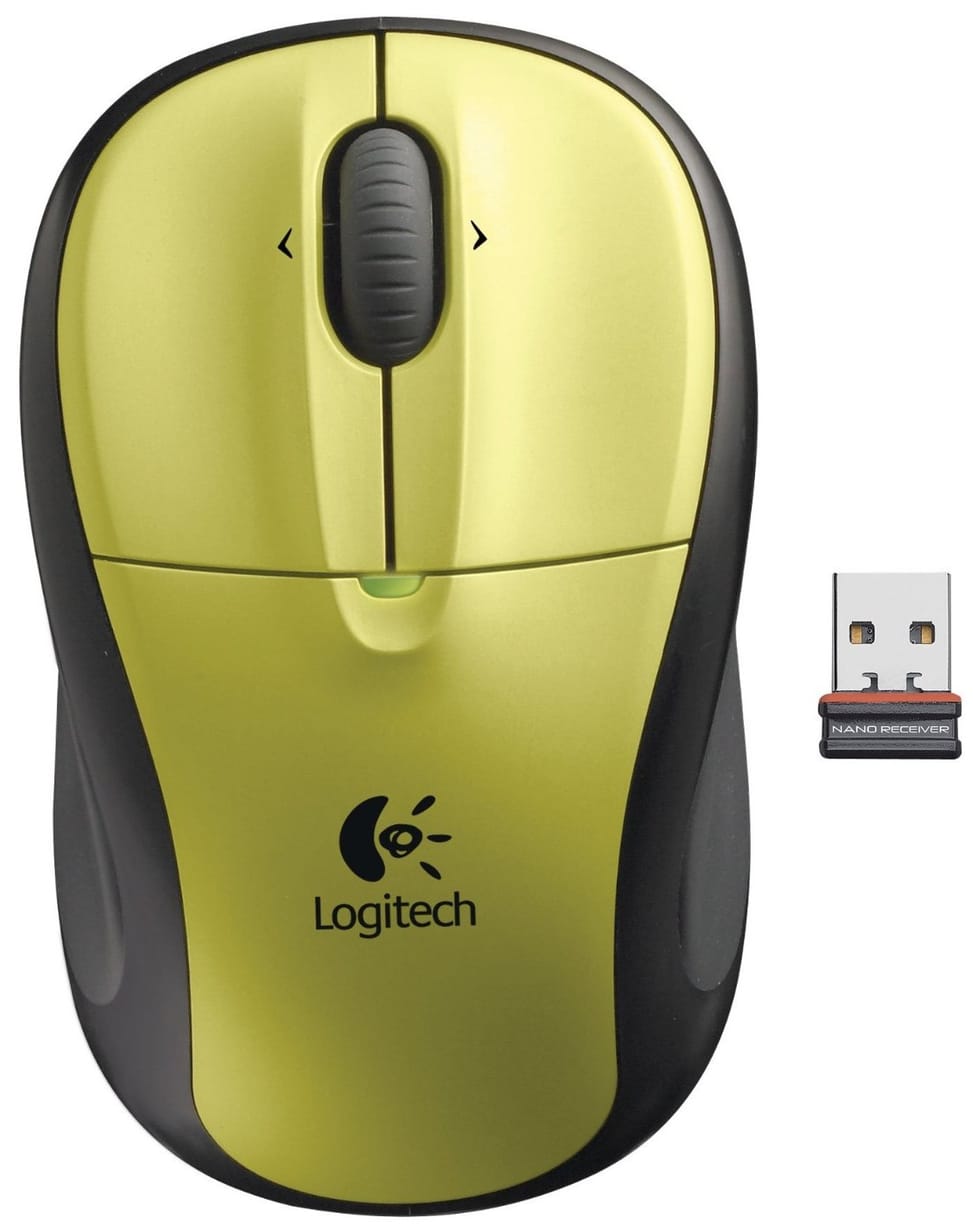 Souris Logitech sans fil M305 (Citron Yellow)