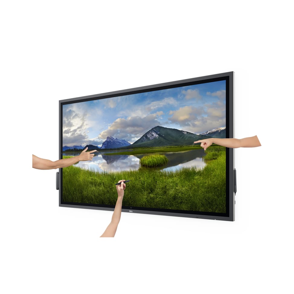DELL P6524QT Écran plat interactif 163,9 cm (64.5") LCD 350 cd/m² 4K Ultra HD Noir Écran tactile (DELL-P6524QT) — image 8