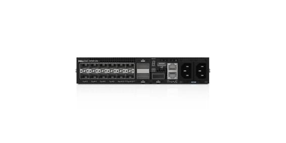 DELL S-Series S4112 Géré L2/L3 1U Noir L2/L3, 12 x 10GbE SFP+, 3 x 100GbE QSFP28, 1U, 2 x PSU, OS10 (210-AOYR)