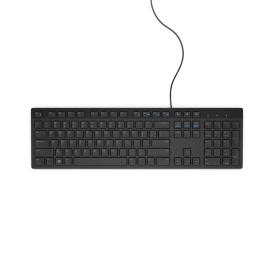 DELL KB216 clavier USB QWERTY US International Noir(580-ADHY)