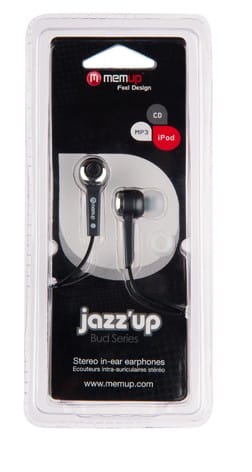Ecouteurs intra-auriculaires Memup Jazz'Up Bud Series