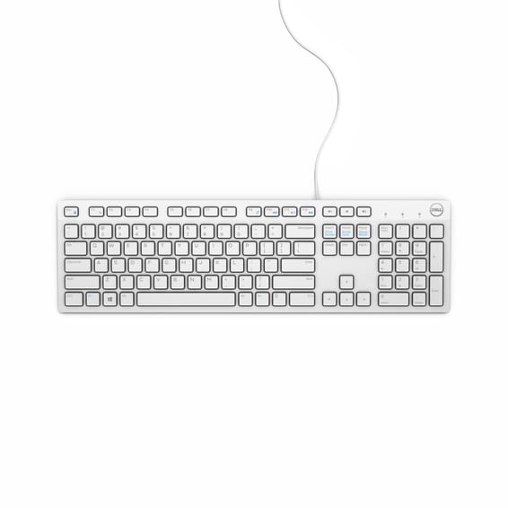 DELL KB216 clavier USB AZERTY Français Blanc(NP13J)
