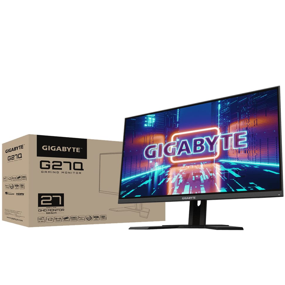 Gigabyte G27Q LED display 68,6 cm (27") 2560 x 1440 pixels Quad HD Noir (20VM0-GG27QBI-1EKR) — image 8