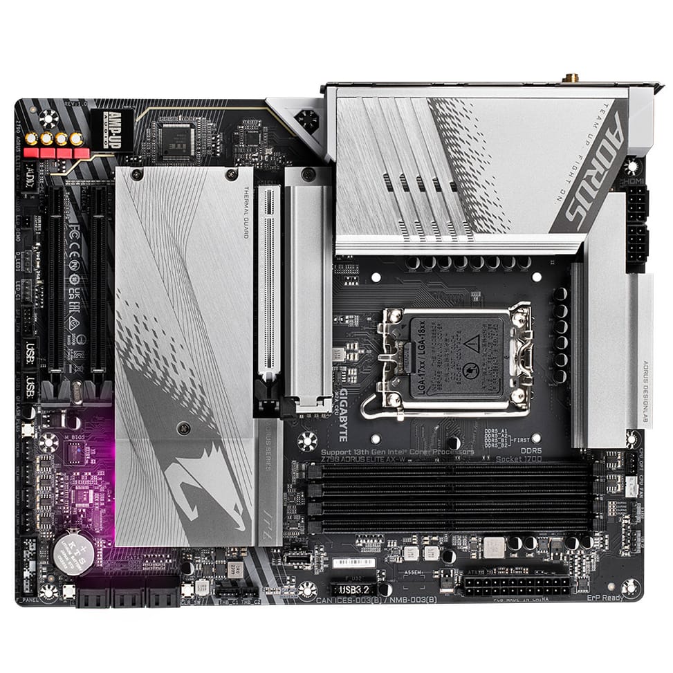 Gigabyte Z790 AORUS ELITE AX-W carte mère Intel Z790 Express LGA 1700 ATX (Z790 AORUS ELITE AX-W) — image 4