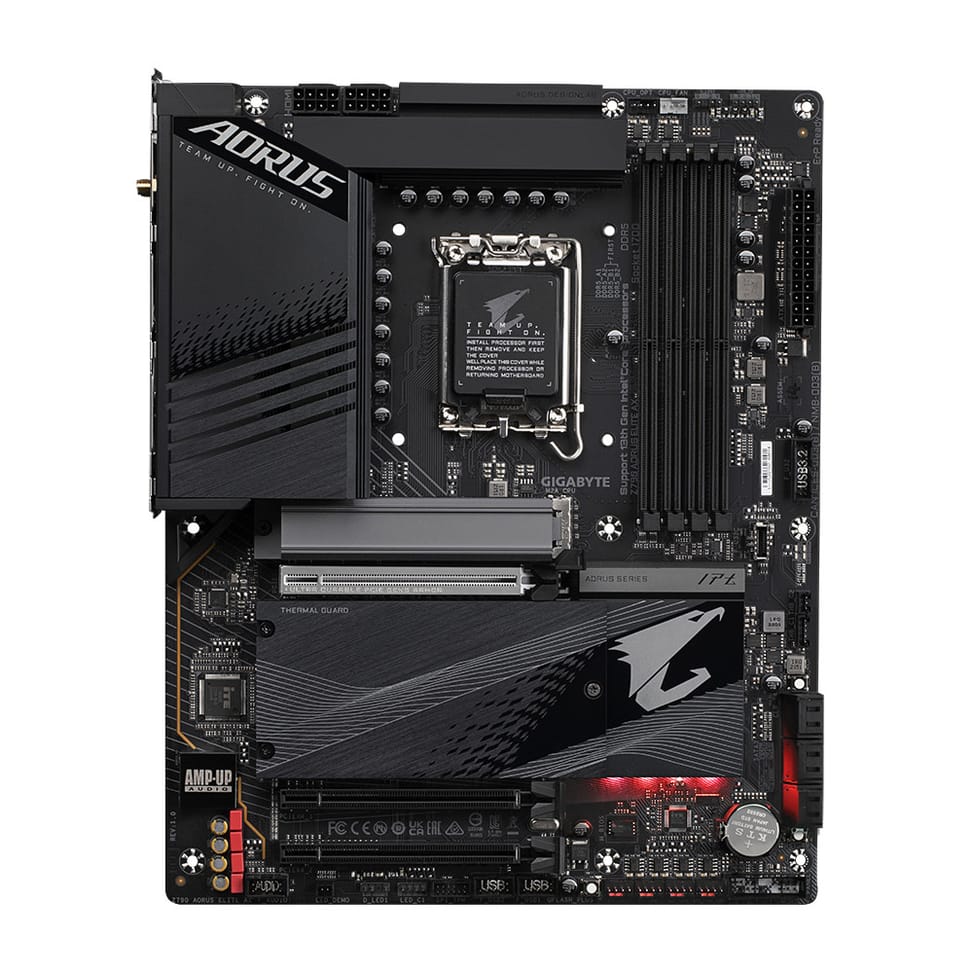 Gigabyte Z790 AORUS ELITE AX carte mère Intel Z790 LGA 1700 ATX (Z790 AORUS ELITE AX) — image 1