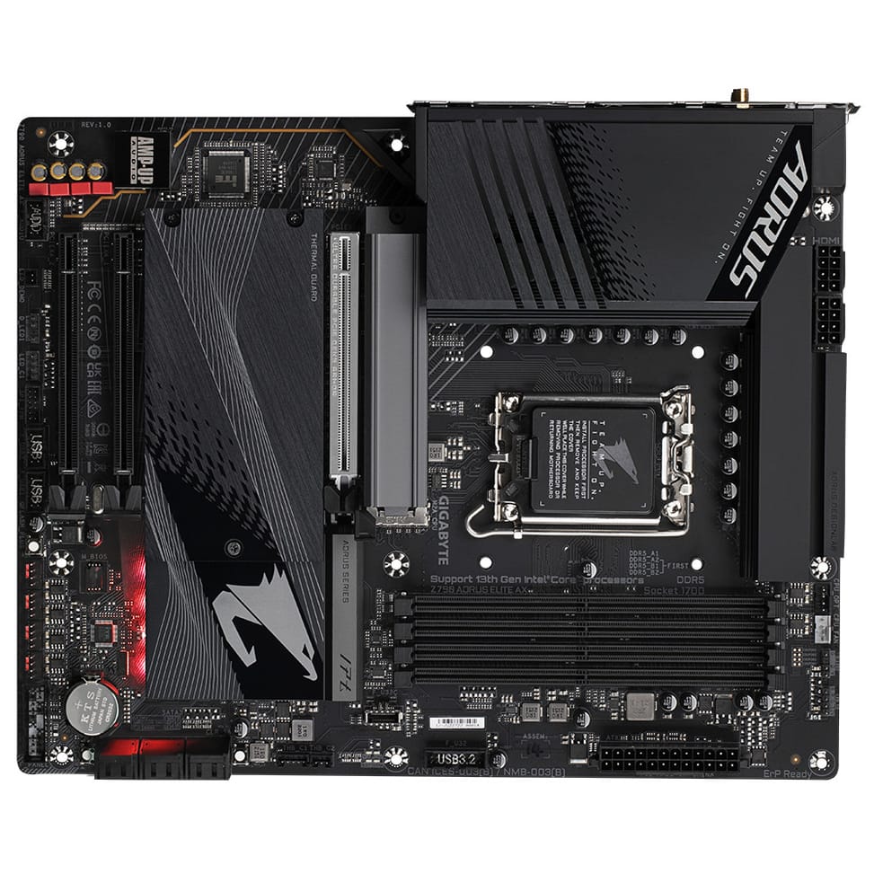 Gigabyte Z790 AORUS ELITE AX carte mère Intel Z790 LGA 1700 ATX (Z790 AORUS ELITE AX) — image 4