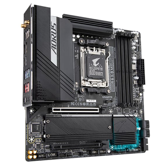 Gigabyte B650M AORUS ELITE AX carte mère AMD B650 Emplacement AM5 micro ATX (B650M AORUS ELITE AX)
