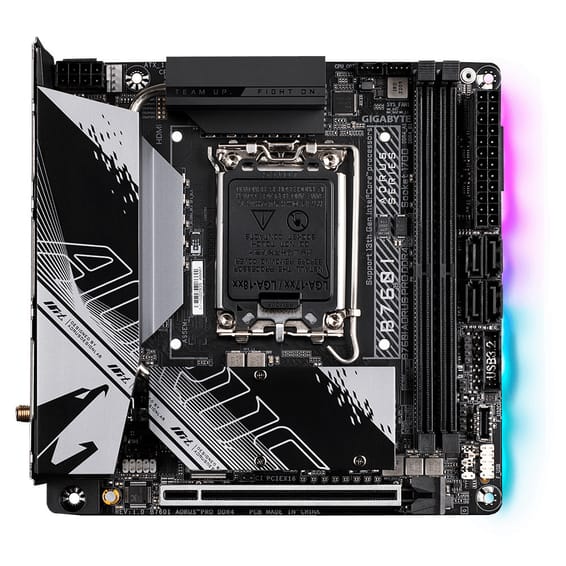 Gigabyte B760I AORUS PRO DDR4 carte mère Intel B760 Express LGA 1700 mini ITX (B760I AORUS PRO DDR4)