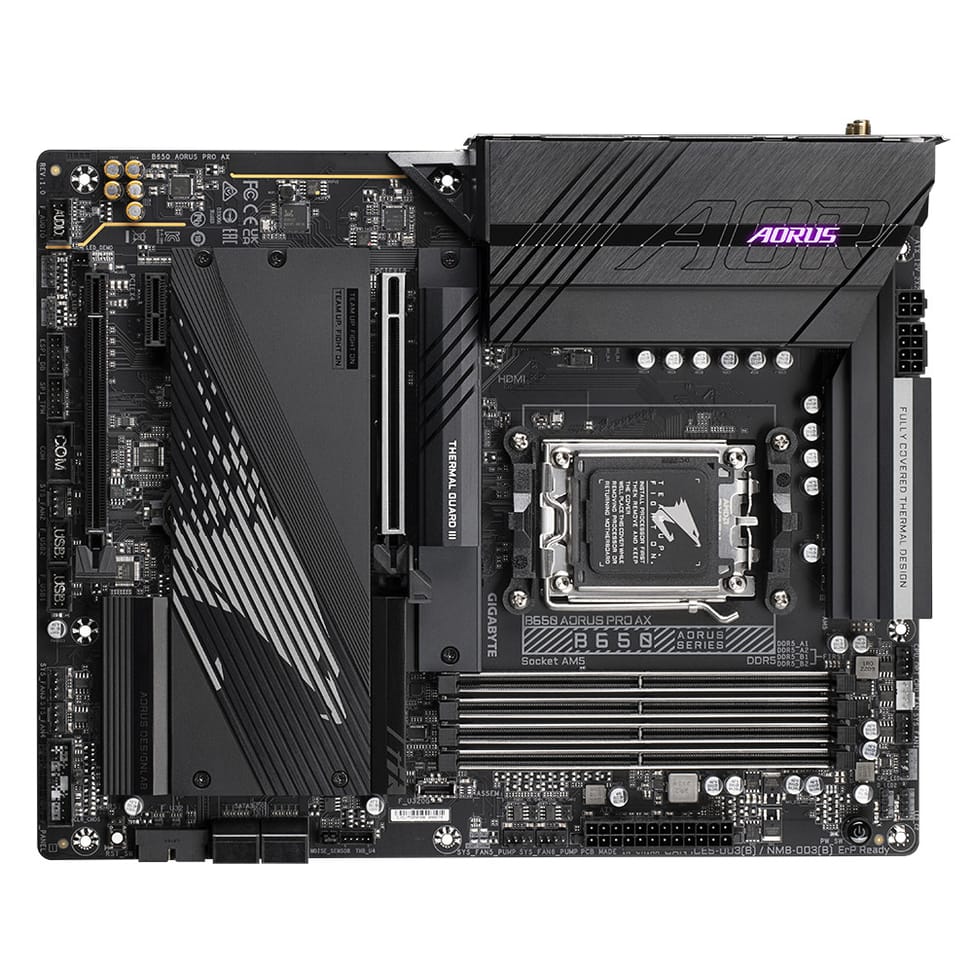 Gigabyte B650 AORUS PRO AX carte mère AMD B650 Emplacement AM5 ATX (B650 AORUS PRO AX) — image 2