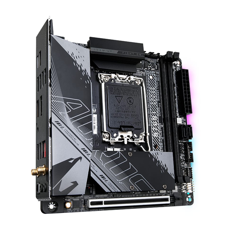 Gigabyte B760I AORUS PRO carte mère Intel B760 Express LGA 1700 mini ITX (B760I AORUS PRO) — image 2