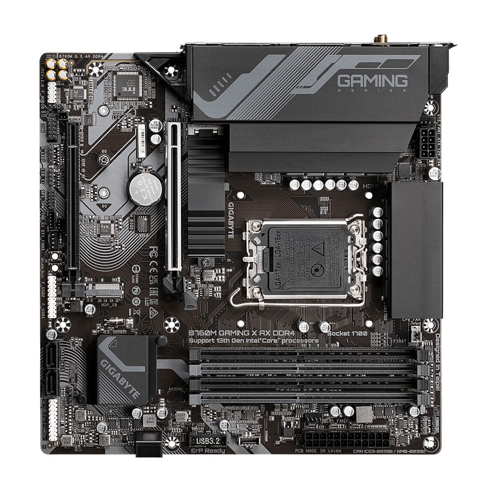Gigabyte B760M GAMING X AX DDR4 carte mère Intel B760 LGA 1700 micro ATX (B760M GAMING X AX DDR4) — image 4