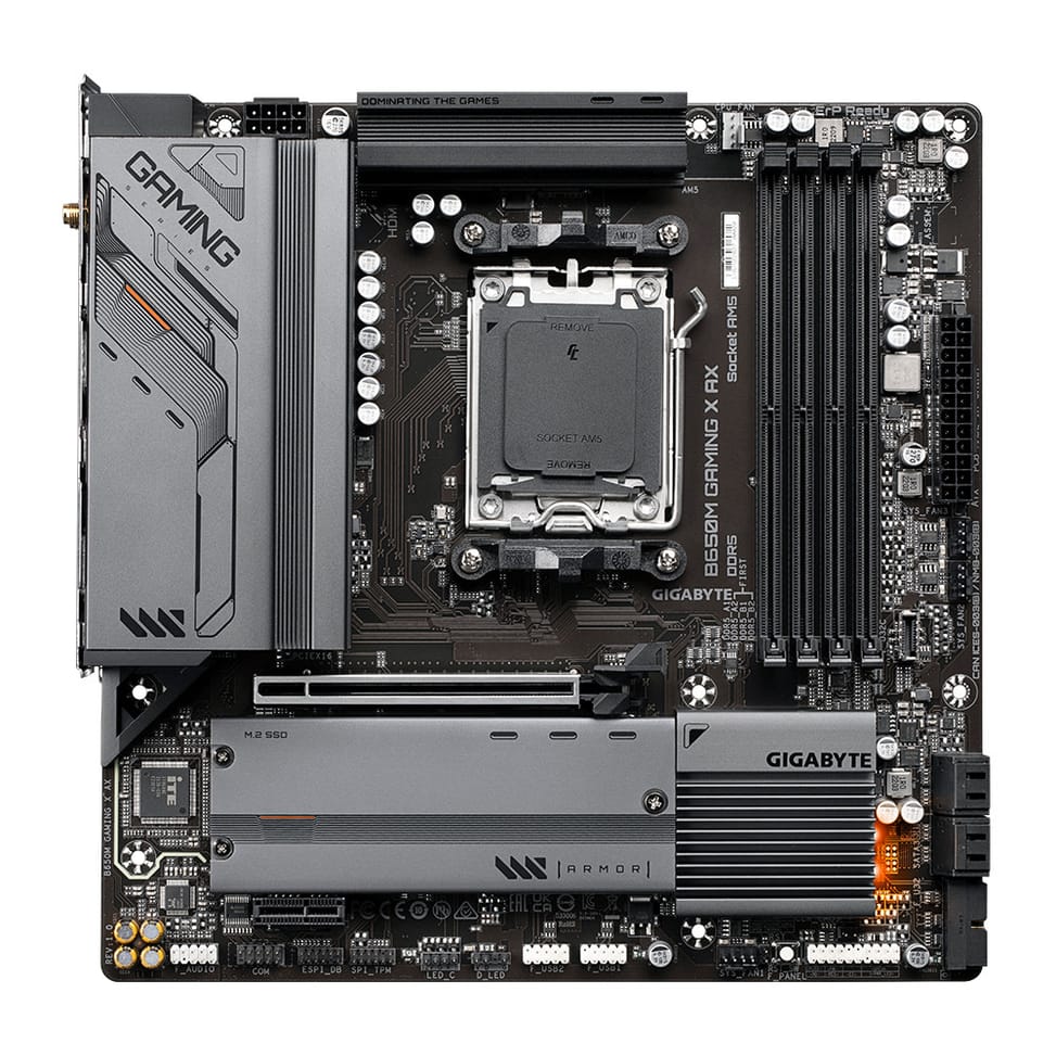 Gigabyte B650M GAMING X AX (rev. 1.x) AMD B650 Emplacement AM5 micro ATX (B650M GAMING X AX (REV. 1.x)) — image 1
